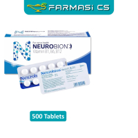 Neurobion 500 Tablets EXP:09/2026 [ Vitamin B1 B6 B12, FARMASI CS ]