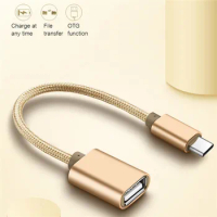 USB TypeC Adapter OTG Cable Type C To USB 2.0 OTG Type-C Adapter For Samsung HUAWEI Xiaomi MacBook USBC OTG Mobile Phone Cable