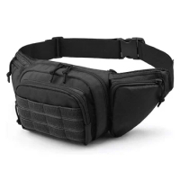 2024 New Tactical Waist Bag Gun Holster Military Fanny Pack Sling Shoulder Bag