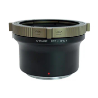 XPimage P67-GFX Manual Focus Lens Lock Adapter for Pentax 67 6x7 Lens to Fujifilm GFX Mount Camera G