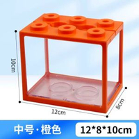 鬥魚專用魚缸帶蓋燈圓角方缸水族造景創意桌面亞克力小型迷你魚缸
