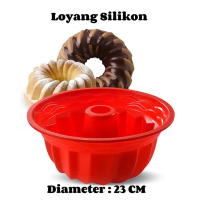 Loyang Puding Kue Silikon Cetakan Puding Silikon Ulang Tahun Spiral