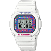 【CASIO 卡西歐】G-SHOCK 繽紛撞色計時手錶 畢業禮物(DW-5600DN-7)
