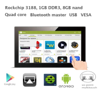 15 inch Android touch screen kiosk(RK3188,1GB RAM 8GB nand flash, Bluetooth, USB, SD/MMC/MS,VESA,Wall Bracket)