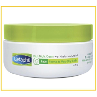 CETAPHIL 舒特膚透明質酸水潤保濕玻尿酸晚霜 RICH HYDRATING NIGHT CREAM 48G