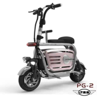 【e路通】PD-6 寵愛 48V 高碳鋼 鋰電 10AH 寵物親子 LED燈 摺疊電動車(電動自行車)