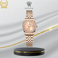 Đồng Hồ Nữ Carnival Pin/Quartz 8131L2-VH-NN Màu Hồng Nâu Rose Mặt Kính Sapphire 32mm Đính Đá Dây Kim