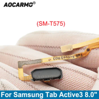 Aocarmo For Samsung Galaxy Tab Active3 8.0" SM- T575 Fingerprint Button Sensor Flex Cable Repair Part