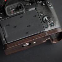 Plate Hand GripBlack Wood Ebony Walnut Burgundy Base for Fujifilm X-S10 Fuji S10 Camera