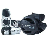 ATOMIC B2 YOKE BLACK COMPLETE - 03-0027-3P - Alat Diving Regulator