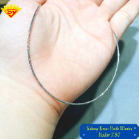Kalung choker emas putih wanita kadar emas 750