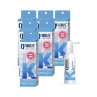 【QRIOUS 奇瑞斯】紫錐菊KK刻舒口腔噴霧 30ml-水蜜桃風味6入(兒童成人適用/紫錐花/即刻舒緩/口腔防禦)