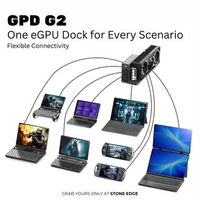GPD G2 External GPU Dock PCIe 5.0 USB4 v2 MCIO eGPU Enclosure 800W Gold PSU M.2 NVMe SSD Dock RTX 50