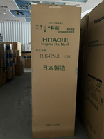 【折300】 ✨HITACHI/日立✨ 日本製造 407L 鋼板五門冰箱 RS42NJL (左開) SN(香檳不鏽鋼)★限竹苗地區安裝服務