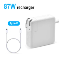 PD Fast Charger For Mac Book Charger 87W USB C Laptop Power Adapter For Macbook Pro M2 M1 Macbook Air iPad Pro 2020 2021 2022