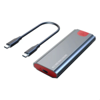 M2 SSD Case M.2 To USB 3.1 Gen 2 10Gbps NVMe SSD Enclosure for NVMe PCIE M Key/ (B+M) Key SSD Hard Disk, M2 SSD Case CC