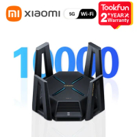 New XIAOMI 10 Gigabit Router WIFI Tri-band Dual 10G Network Port 2GB RAM Game Acceleration Repeater USB 3.0 Wireless Mesh IPTV