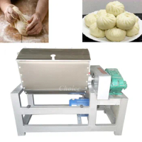 Commercial Dough Mixer Horizontal Dough Kneading Machine Bucket Flour Mix Machine Wheat Flour Spiral Bread Pizza Dough Mixer