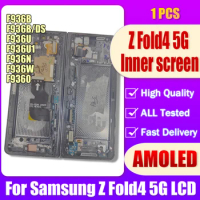 AMOLED Inner Screen For Samsung Z Fold 4 5G F9360 F936B LCD Display Screen Touch Digitizer Assembly For Samsung Z Fold4