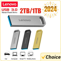 Lenovo 2TB Pen Drive USB Flash Drive 1TB Pendrive Flash Disk Mini Key Memory Stick สำหรับ Android Micro/pc Business Gift 2024ใหม่