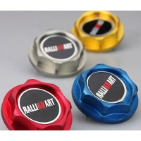 Bestseller Ralliart Aluminium Oil Cap wira perdana saga Mitsubishi Engine 4G13 4G15 4G16 Oil Cap Min