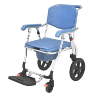 aluminum commode chair folding commode shower wheel chair for disable elder