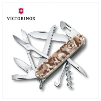 【VICTORINOX 瑞士維氏】15用瑞士刀/咖啡迷彩(1.3713.941)