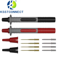 Replaceable test needle kit 1mm Gilded sharp&amp;2mm standard suitable for Multimeter probe