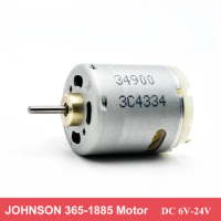 Micro 28mm JOHNSON RS-365SA-1885 (34900) Carbon Brush Motor DC 12V 18V 24V 25800RPM High Speed for Hair Dryer Heat Gun