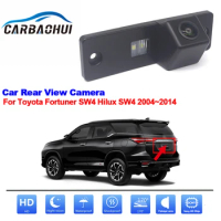 HD 1280*720 Fisheye Rear View Camera For Toyota Fortuner SW4 Hilux SW4 2004~2012 2013 2014 Car Reverse Parking Accessories