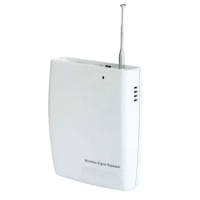 Signal booster for burglar home alarm system and sensors using