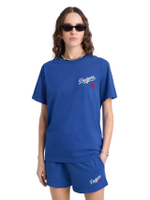 เสื้อยืดยูนิเซ็กส์ Dodgers Serif สี Team Blue/White
