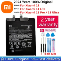 2024 Year 100% Original Battery BM4X BM55 BP42 For Xiaomi Mi 11 Mi11 Lite 11 Pro Ultra Replacement Batteries Fast Shipping