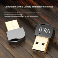 USB Bluetooth-Compatible Adapter V5.0 Wireless Bluetooth-Compatible Dongle Music Sound Receiver Adaptador Transmitter Adapter