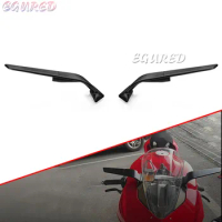 For Ducati Panigale V2 V4 New Motorcycle Accessories CNC Side-Mirror Wind Wing Side Rearview Reversing Mirror