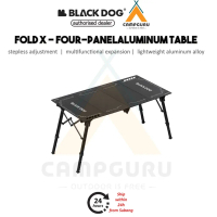 Blackdog FOLD X- Four-panel Aluminum Table Light Stepless Height Adjustable Expansion Widened Table