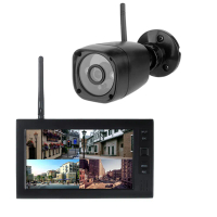 SYSD Wireless surveillance System 7 inch Monitor Security Camera Record Video Baby Camera
