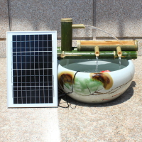 太陽能增氧泵魚池戶外充電增加氧氣泵庭院魚缸塘養魚小型增氧機
