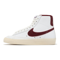 Nike 休閒鞋 Wmns Blazer Mid 77 SE 女鞋 白 紅 Sisterhood 高筒 皮革 DV7003-100