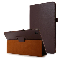 Ultra Slim Case for Galaxy Tab S6 P610 P615 P613 P619 Litchi Leather Cover for Samsung Galaxy Tab S6 Lite 2022 2020+Pen