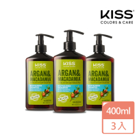 【KISS】以色列摩洛哥油B5洗髮精400ml*3入(摩洛哥油)