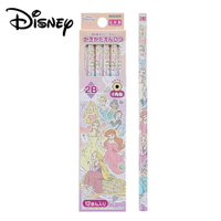 【日本正版】迪士尼公主 2B鉛筆 12入組 日本製 鉛筆 六角鉛筆 茉莉公主 貝兒公主 - 728957