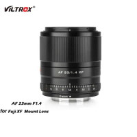 Viltrox 23mm F1.4 Auto Focus Lens Aperture Portrait Lens Wide Angle Lens for Fujifilm Fuji X Mount X20 X-T20 X-T100 Camera