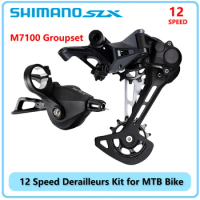 SHIMANO SLX M7100 1x12v Groupset 1x12 Speed Bike Derailleurs Kit for MTB Bicycle Shifter SL-M7100 Rear Derailleur RD-M7100-SGS