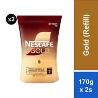 NESCAFE GOLD Refill (170g x 2 Packs)