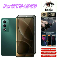 ฟิล์มกระจกนิรภัยกันเสือก กันแอบมอง สำหรับ OPPO A5 5G A5X A5Pro 5G A3Pro A3 A3X ฟิล์มกระจกกันรอย ฟิ