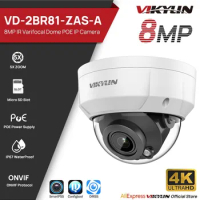 Vikylin Home Security CCTV Camera 8MP 4K Cam for Duhua OEM HDBW2831R-ZAS-S2 HDBW2831 IR Vari focal Alarm SD Card Network Cam