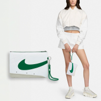 Nike 錢包 Icon Blazer Wristlet 白 綠 皮革 手腕包 隨身包 小包 大勾勾 N100994917-7OS