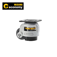 Roda Caster dengan Adjuster Tipe Swivel (D: 40/52/62/75/95 mm) - C-FMJ40-N