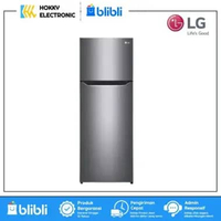 LG KULKAS INVERTER 2 PINTU GNB -222SQIB KULKAS 2 PINTU LG GNB222SQIB 222 SQIB LG INVETER 225 l